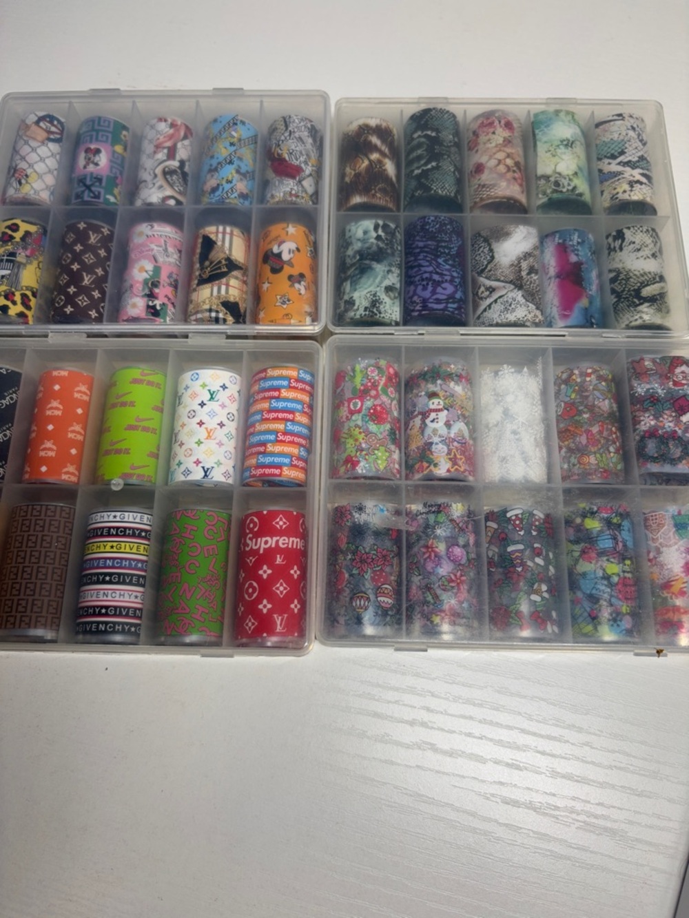 Nail Art Transfer Foil Storage Kit – Assorted Pastel Colors (20 pack) - Picture 7 of 7